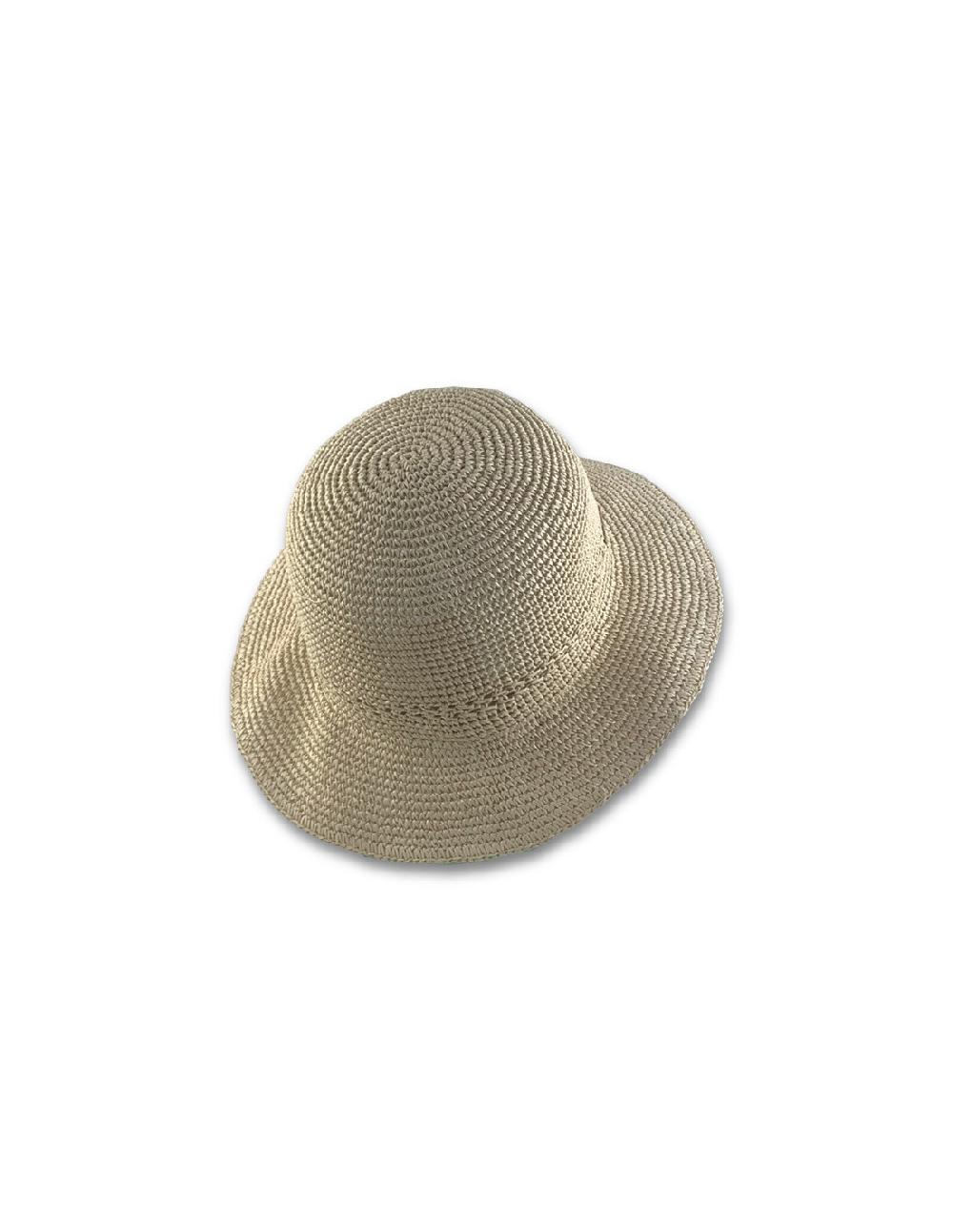 Sombreros Albero Sombrero Fine Paper Crochet Cloche Color Lino De Seeberger