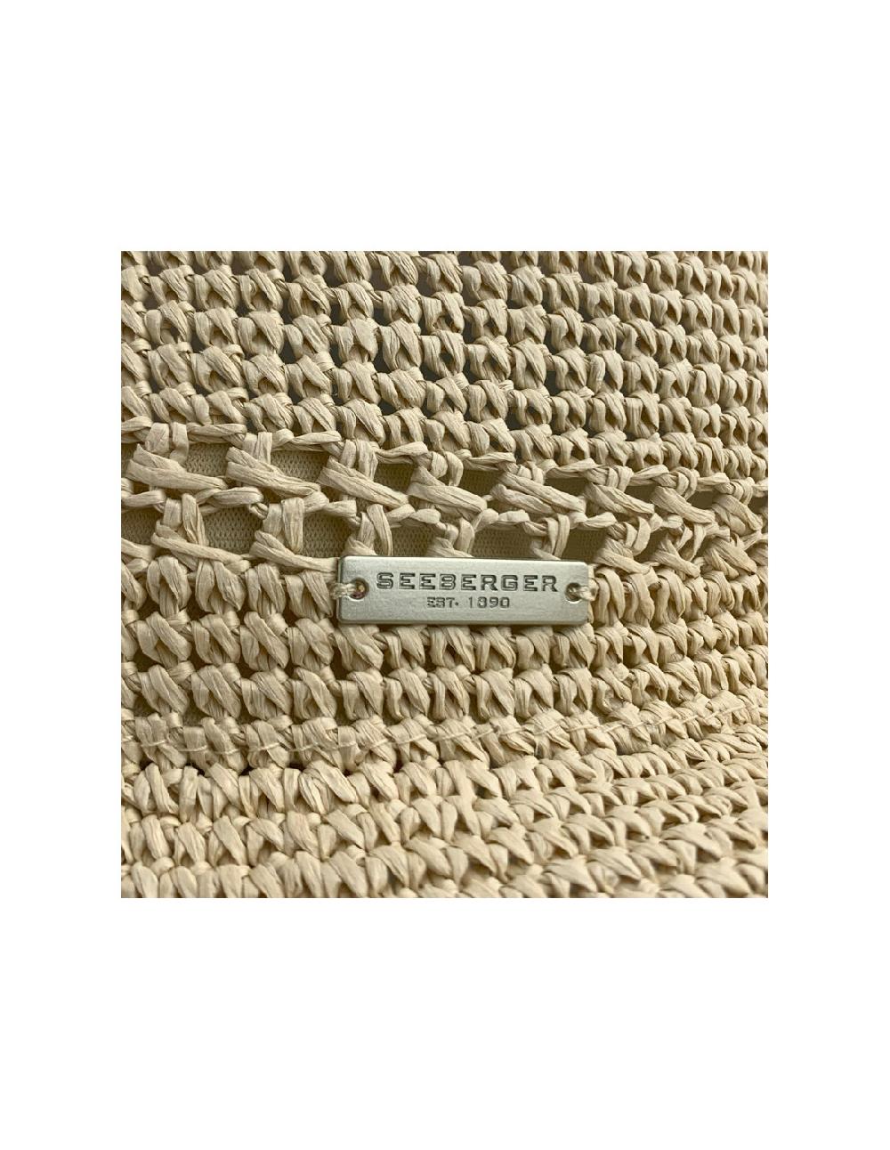 Sombreros Albero Sombrero Fine Paper Crochet Cloche Color Lino De Seeberger