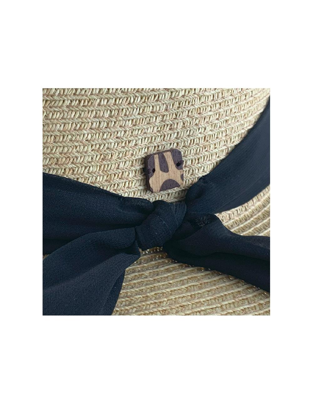 Sombreros Albero Sombrero Indi Sra Banda Negra Natural