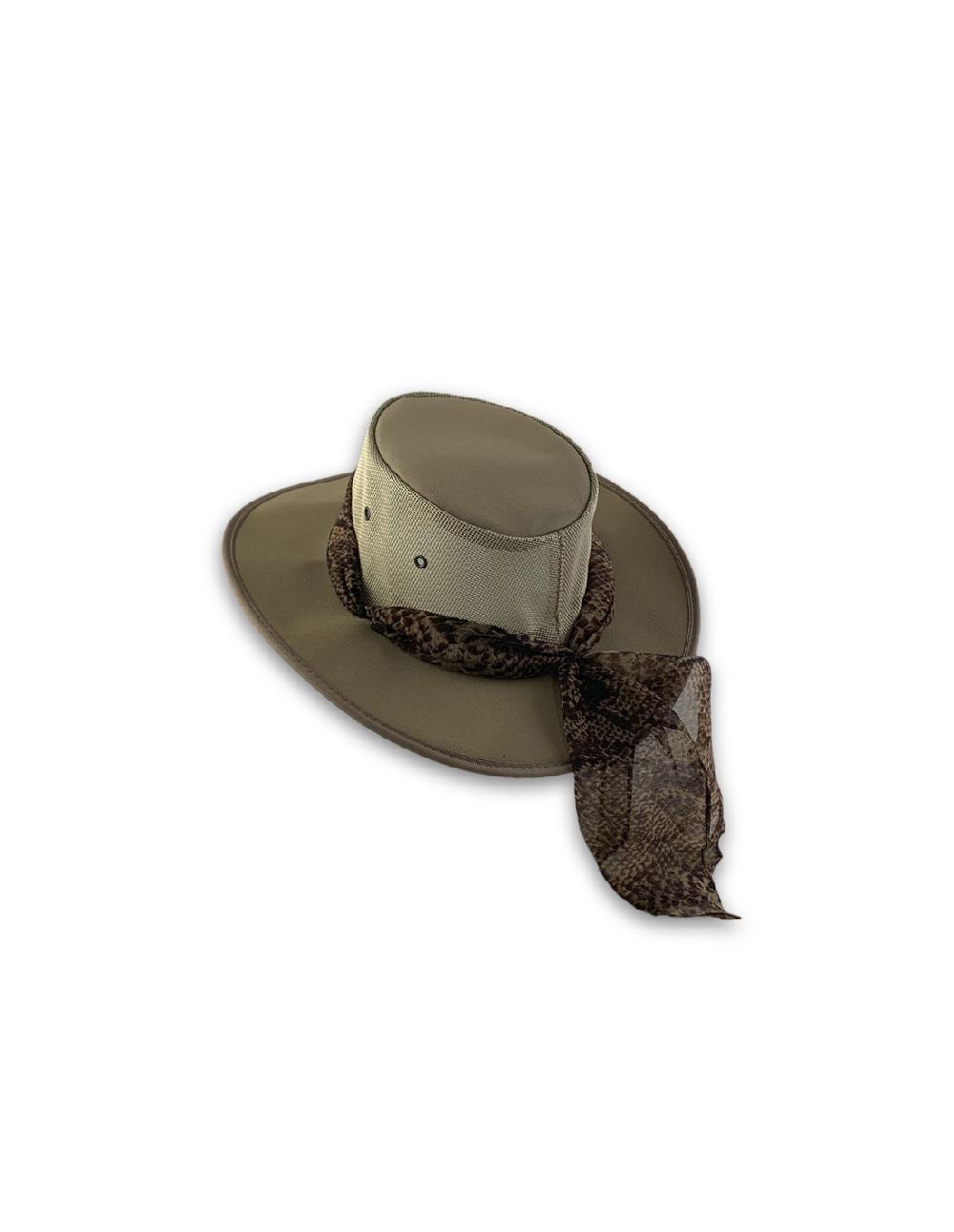 Sombreros Albero Sombrero Ladies Canvas Drover Beige