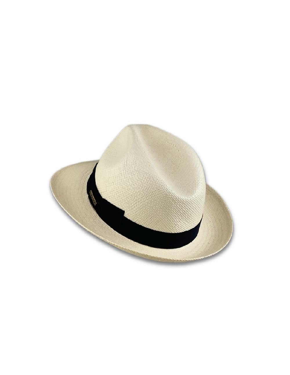 Sombreros Albero Sombrero Panamá Travis Blanco Cinta Marino