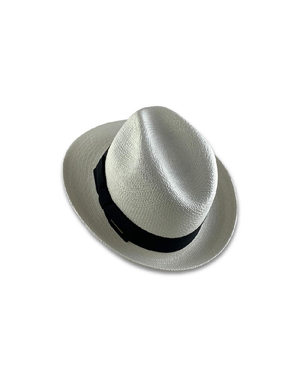 Sombreros Albero Sombrero Panamá Visconti Blanco Cinta Negro