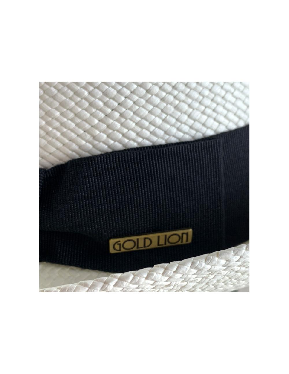 Sombreros Albero Sombrero Panamá Visconti Blanco Cinta Negro