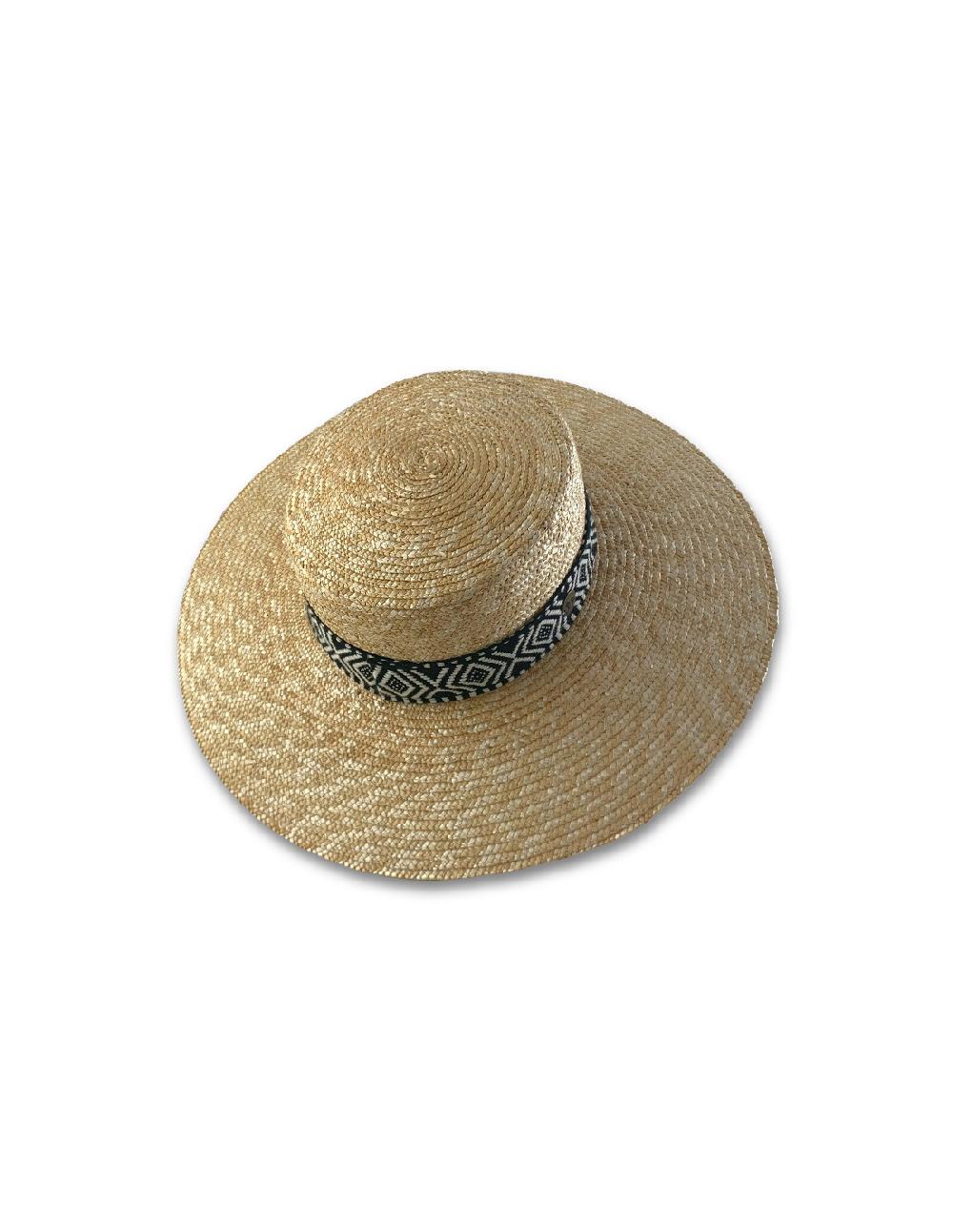 Sombreros Albero Sombrero Persepolis Natural Cinta Negra