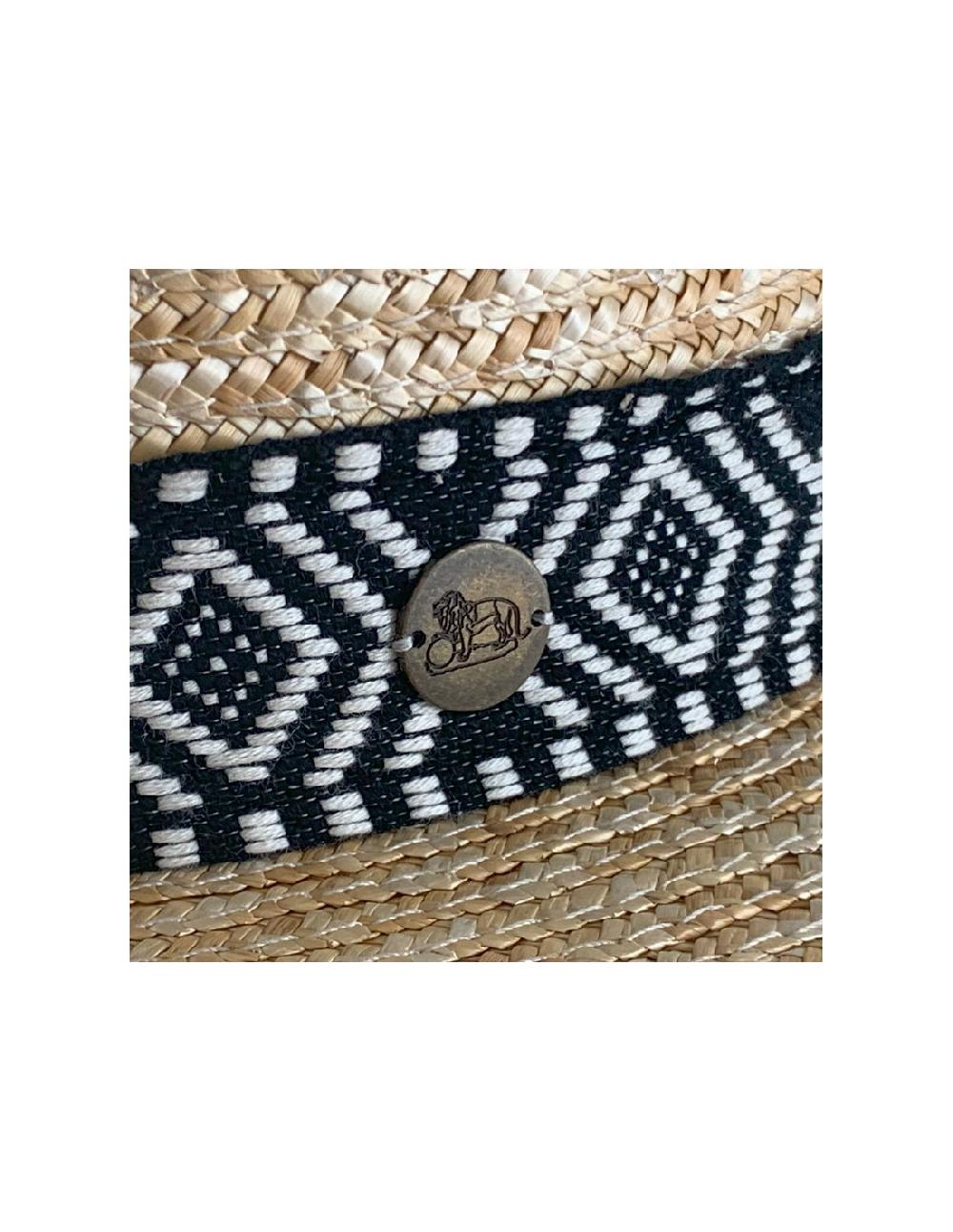 Sombreros Albero Sombrero Persepolis Natural Cinta Negra