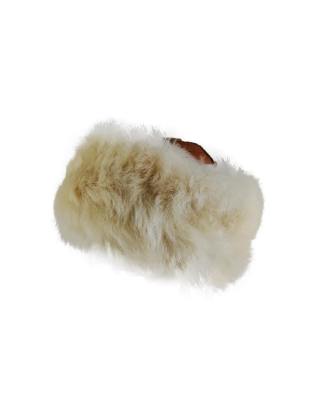 Sombreros Albero Sombrero Ruso Blanco Y Cuero De Pelo De Cordero Auténtico