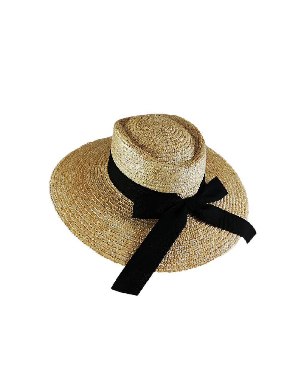 Sombreros Albero Sombrero Sínfoni Natural Lazo Negro