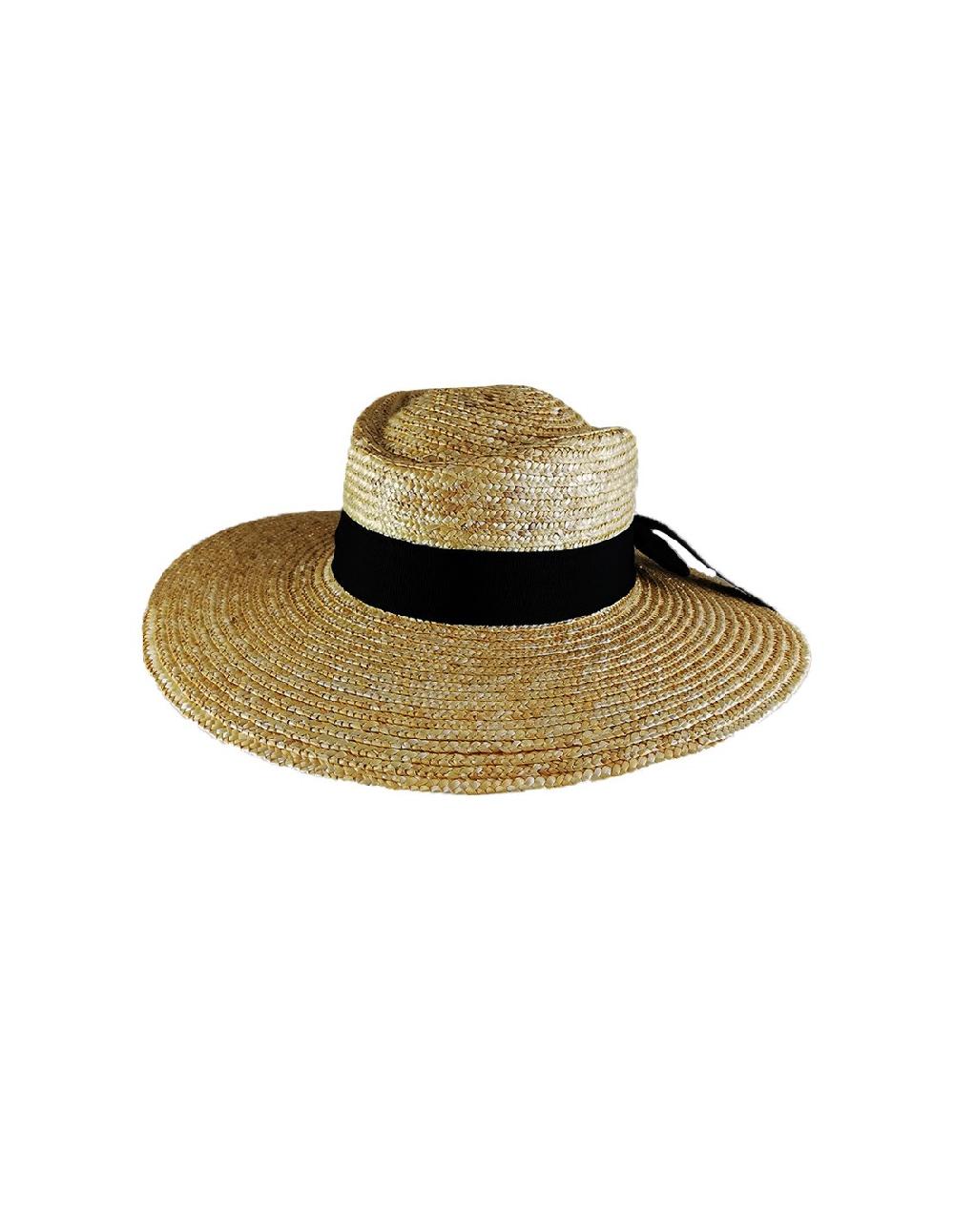 sombreros albero Sombrero Sínfoni Natural Lazo Negro