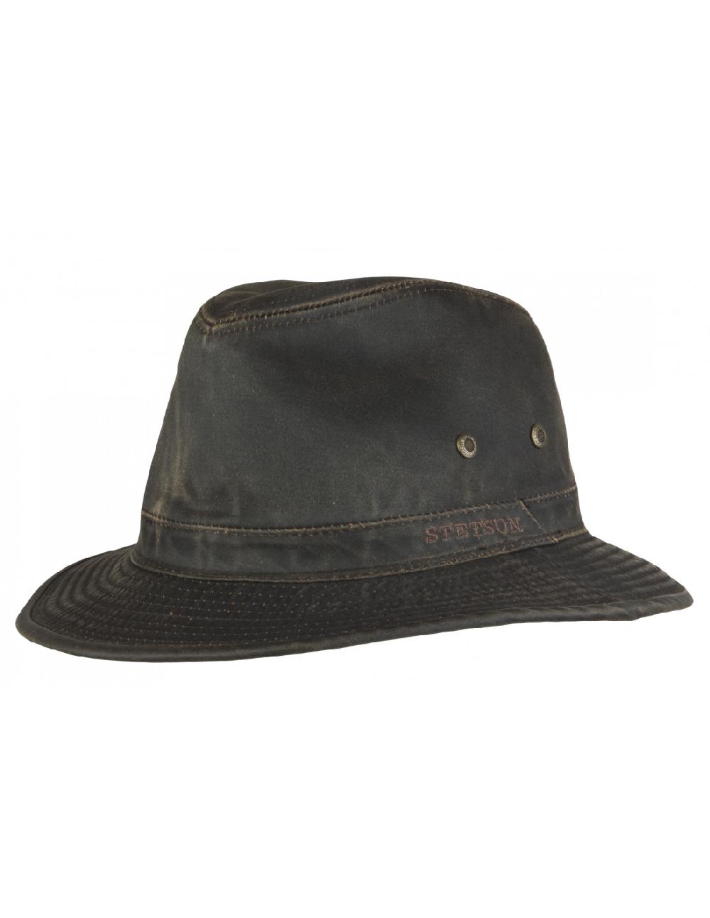 sombreros albero Sombrero Traveller Co/Pe Stetson Marrón