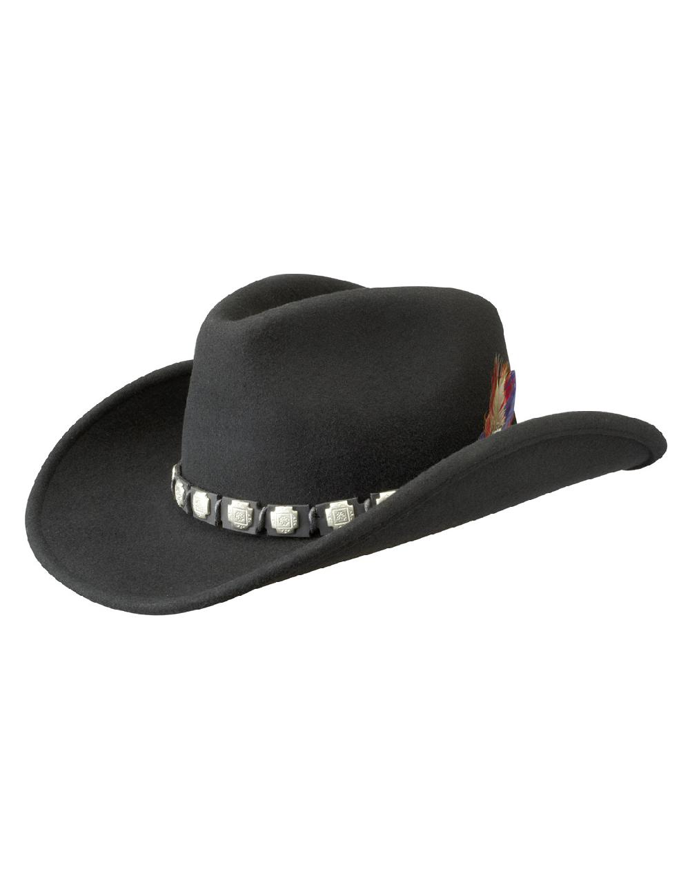 sombreros albero Sombrero Western Woolfelt Stetson Negro