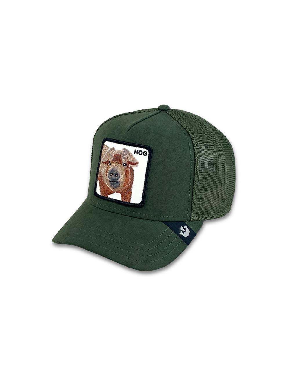 sombreros albero Gorra Goorin Bros Suede Pig Verde