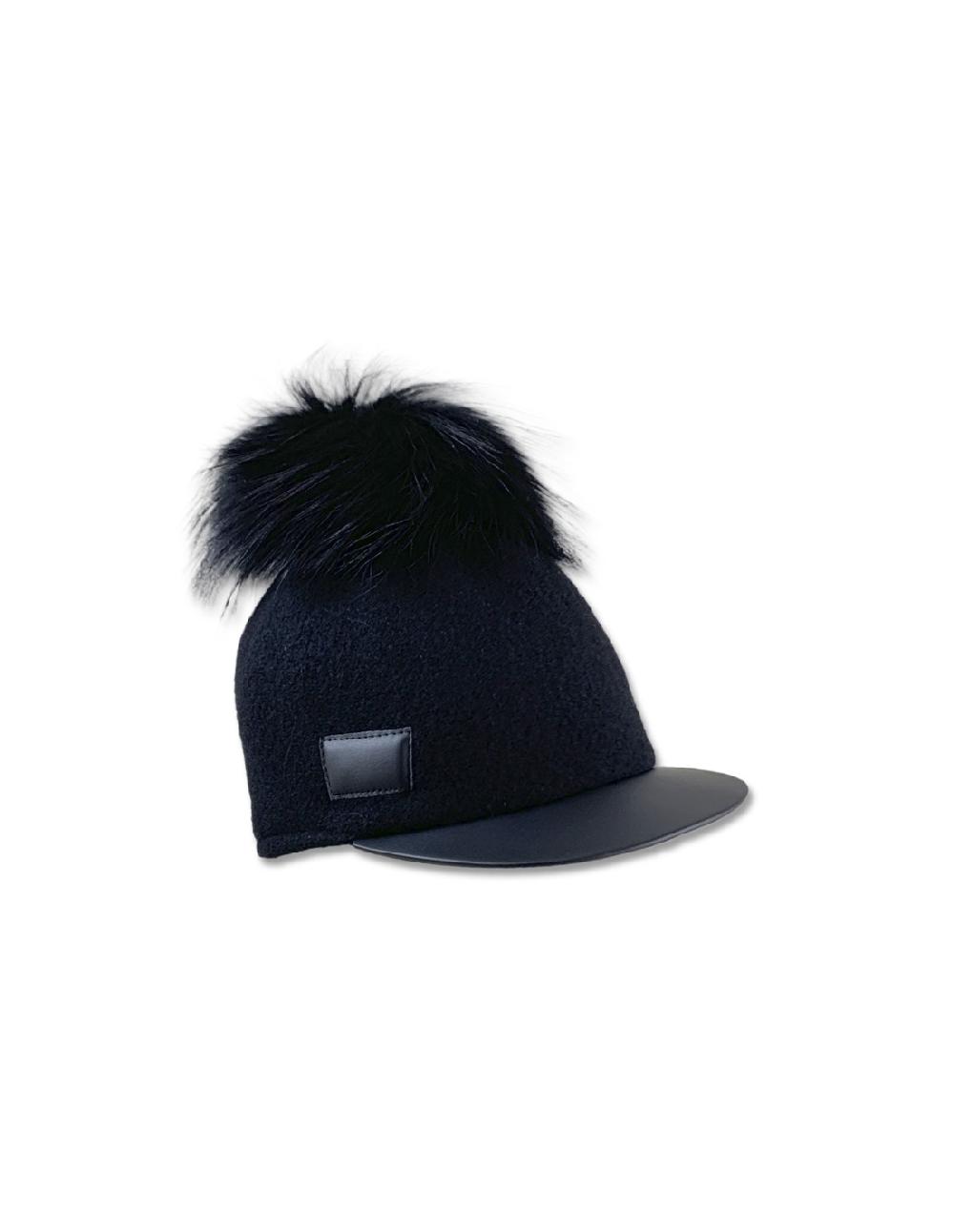 sombreros albero Gorra Pompon Negra