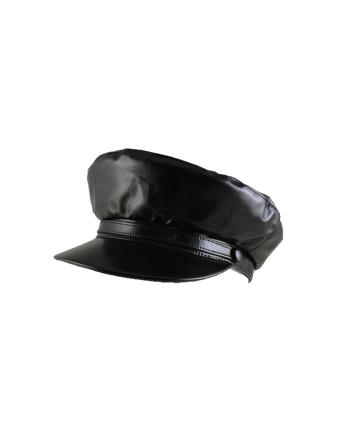 Sombreros Albero Gorra Regata Charol Negra