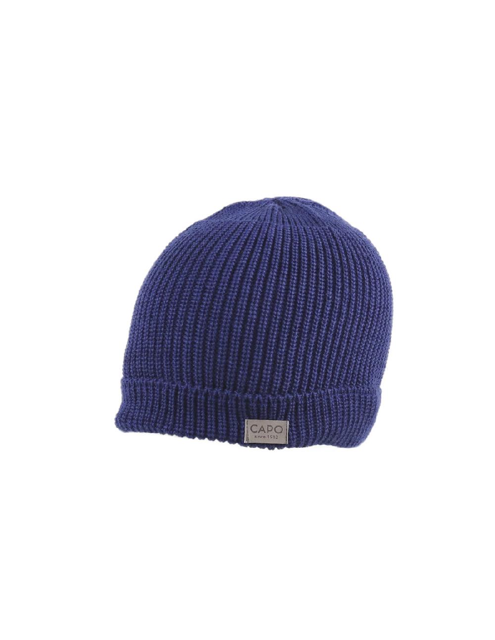 Sombreros Albero Gorro Pull On Wool Cap Marino