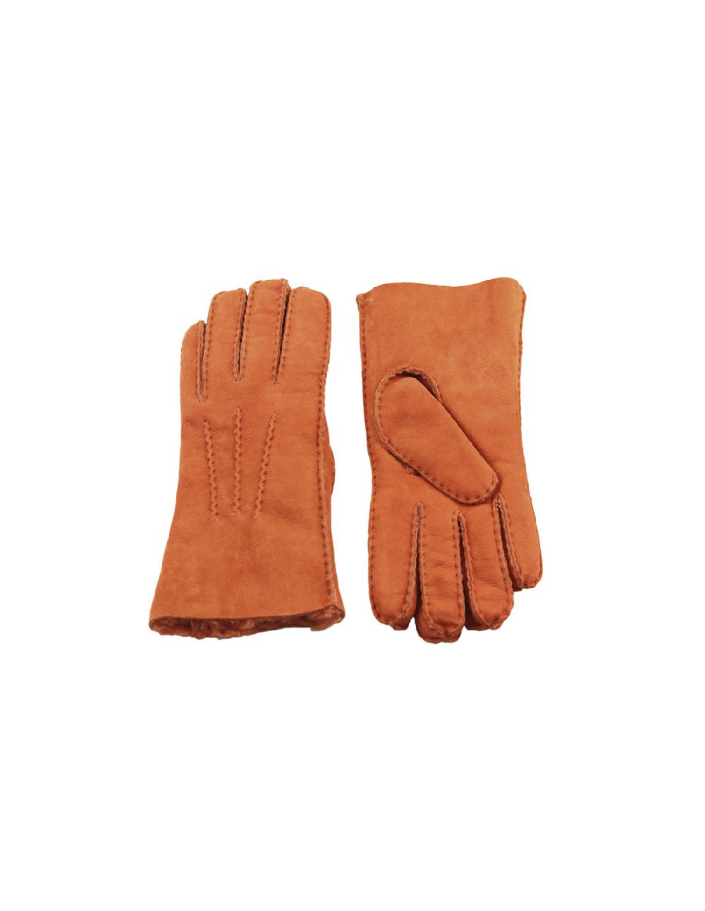 sombreros albero Guante Merino Sewn Saxe Naranja