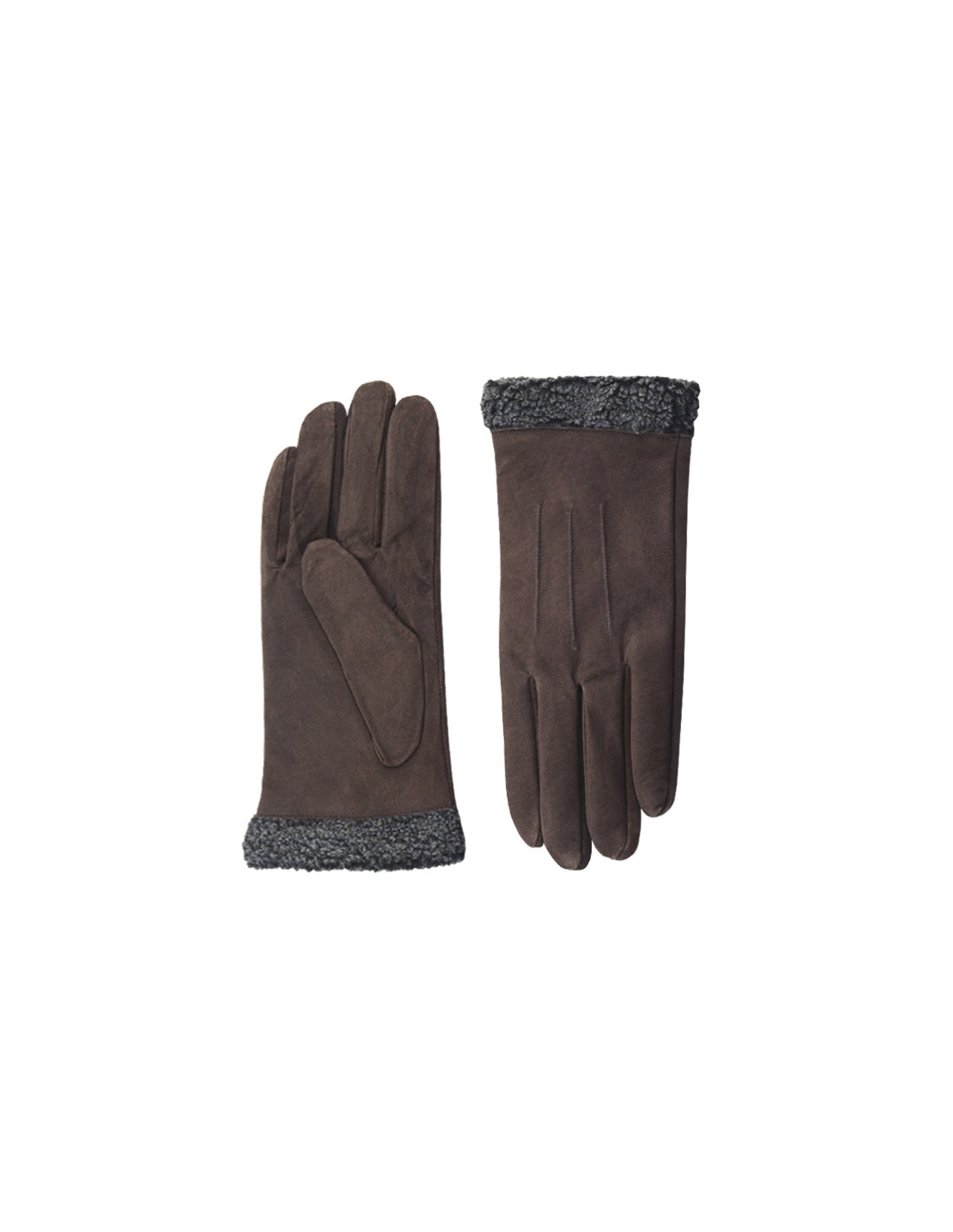 sombreros albero Guante Piel Caballero Marrón