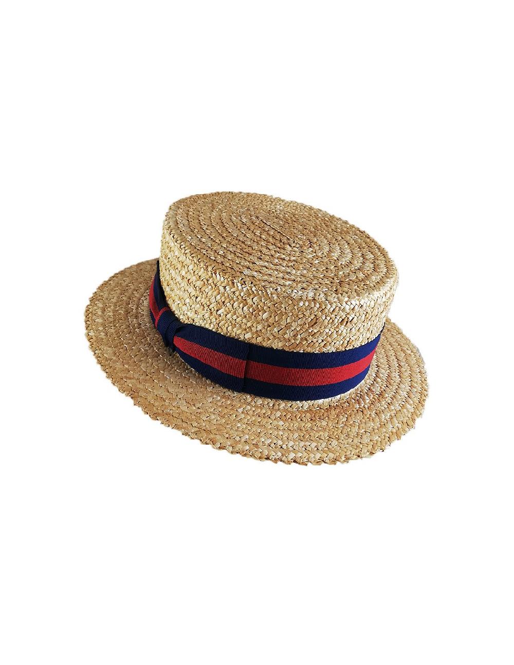 Sombreros Albero Sombrero Canotier Navy