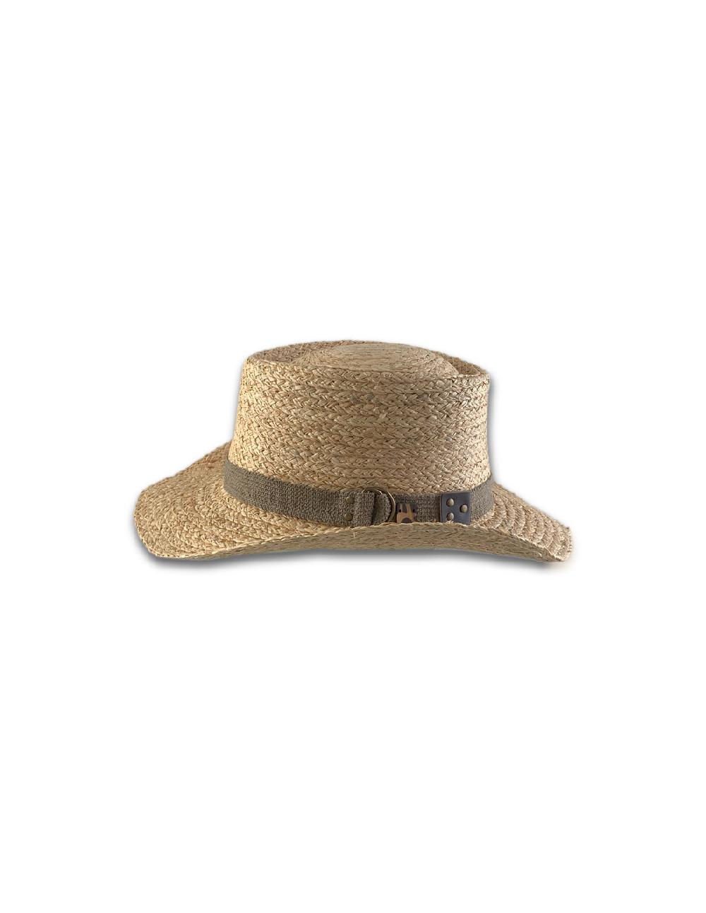 Sombreros Albero Sombrero Gambler Rafia Natural
