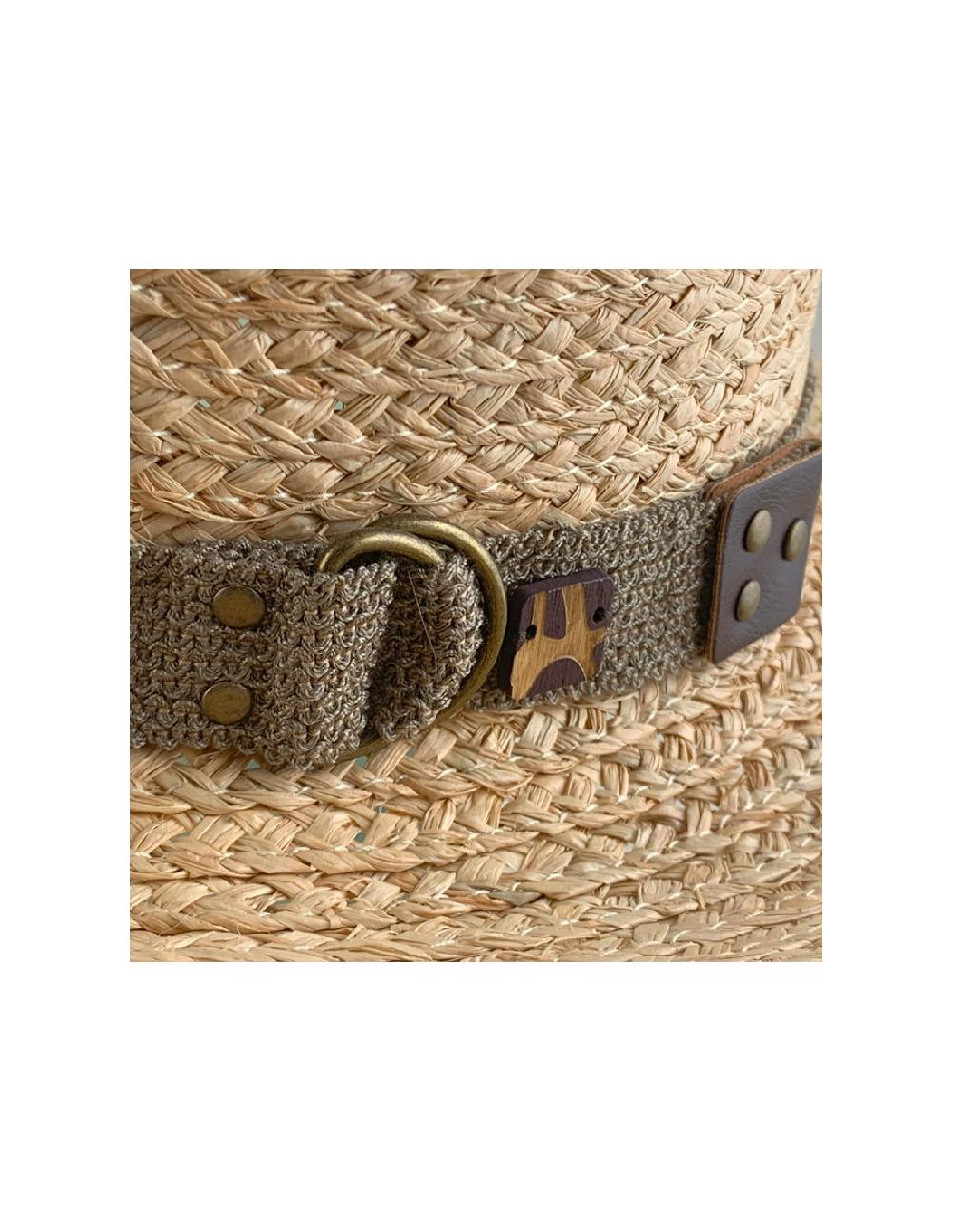 Sombreros Albero Sombrero Gambler Rafia Natural