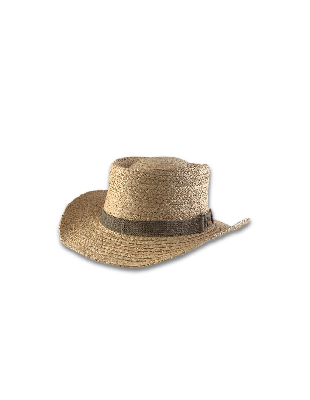 sombreros albero Sombrero Gambler Rafia Natural