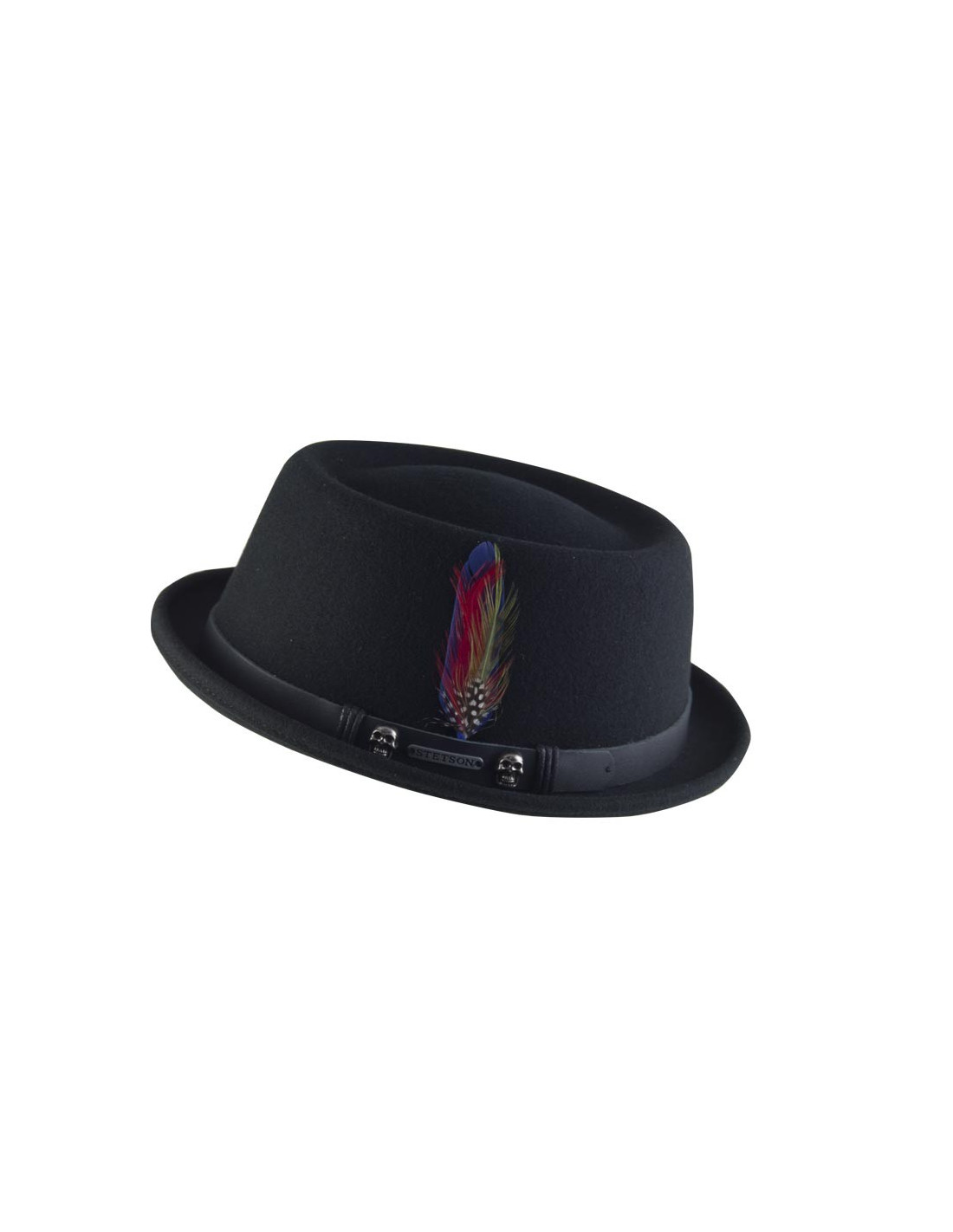 Sombreros Albero Sombrero Pork Pie Woolfelt Negro