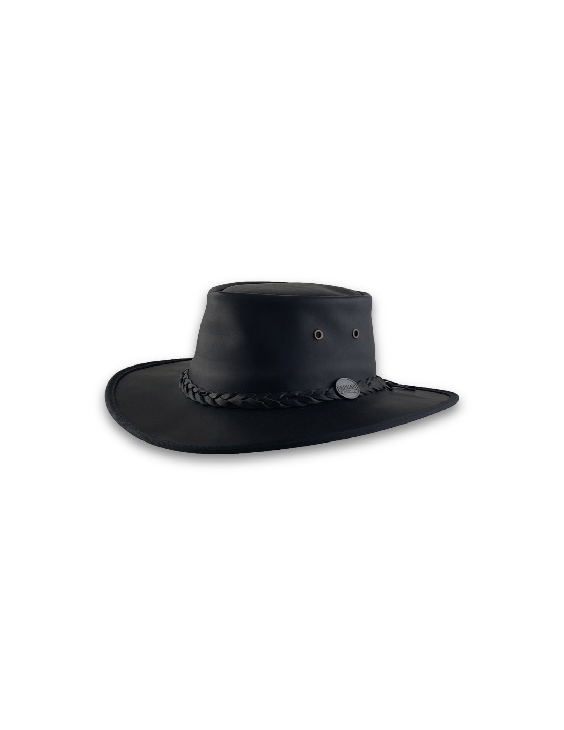 sombreros albero Sombrero Squashy Full Grain Negro