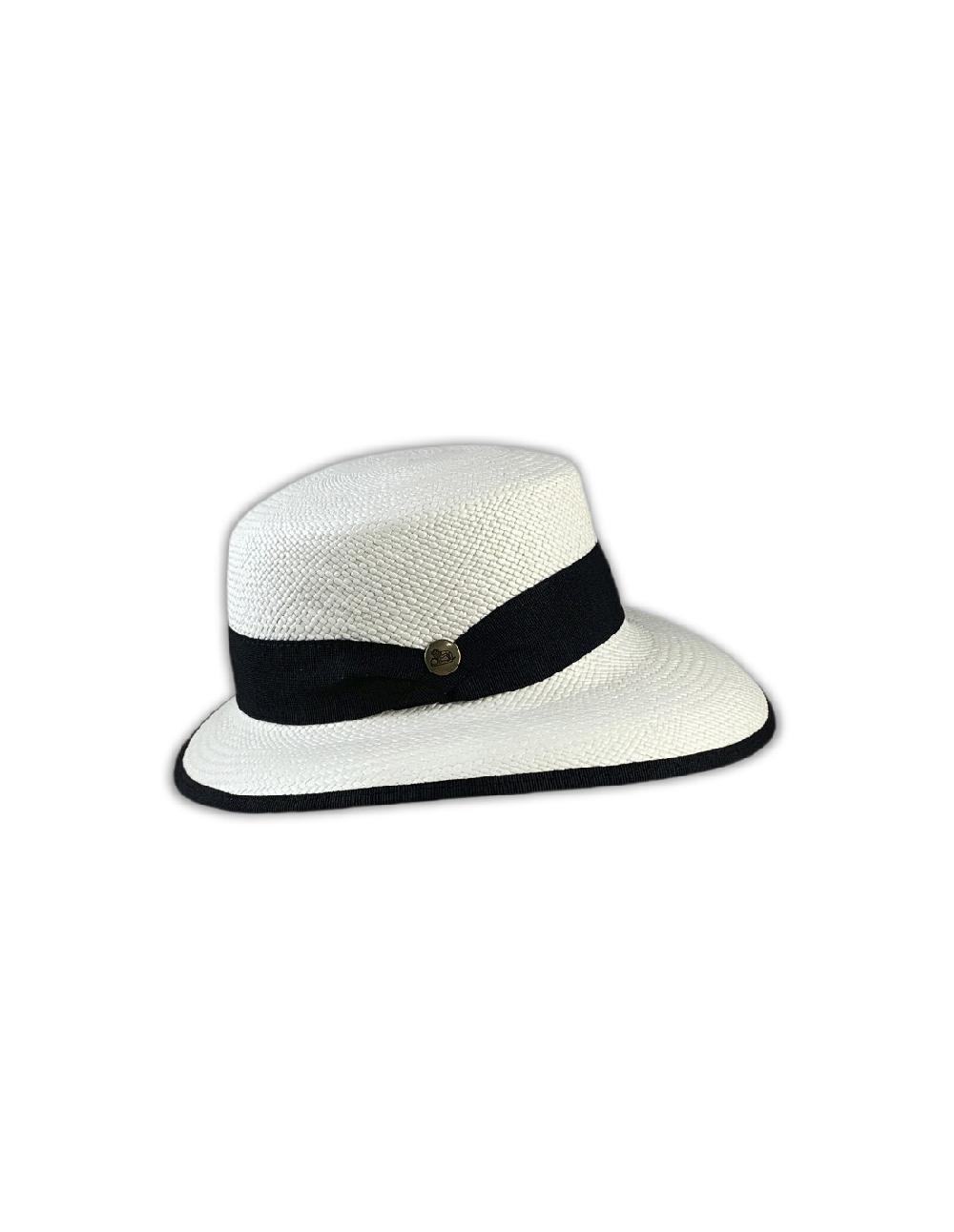Sombreros Albero Visera Panama Adria Blanca