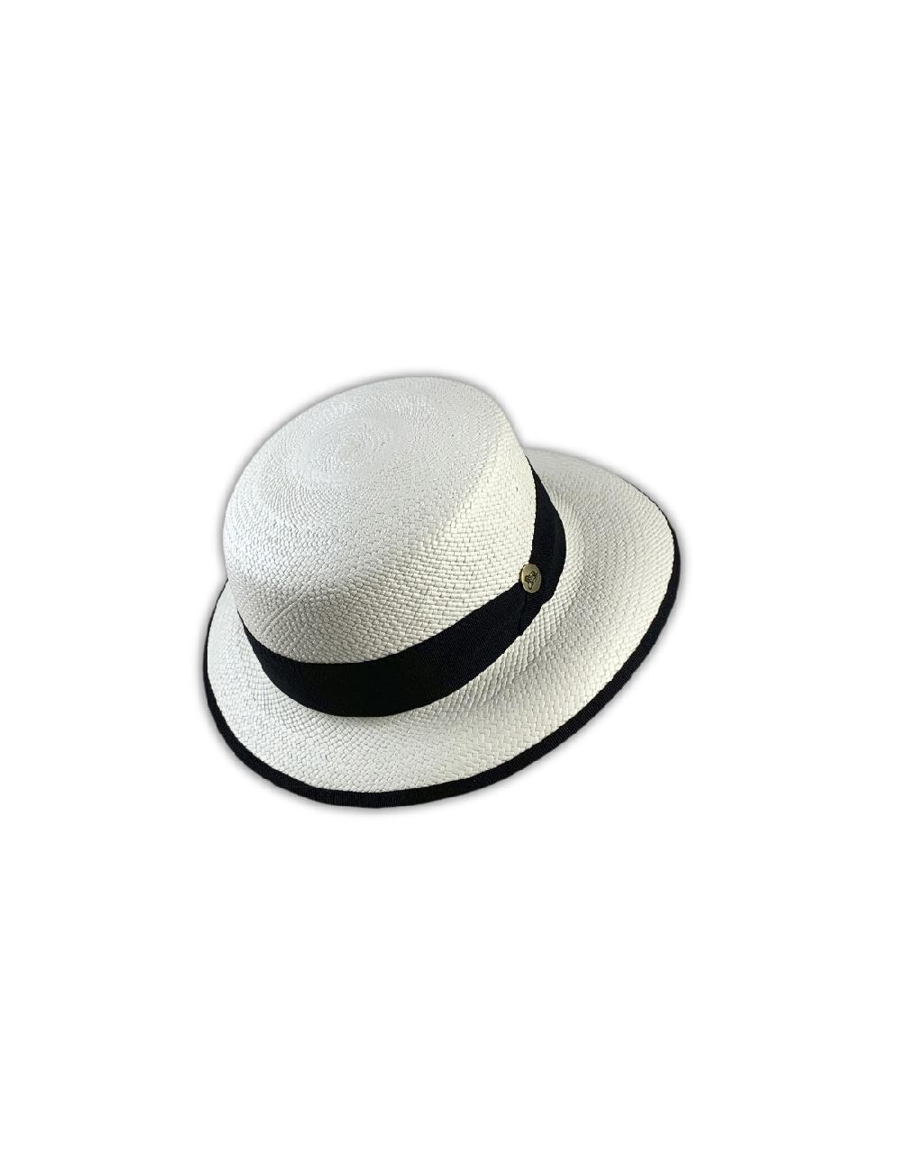 Sombreros Albero Visera Panama Adria Blanca