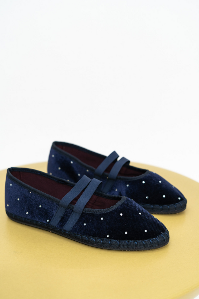 Sophie And Lucie BAILARINA TERCIOPELO MARINO