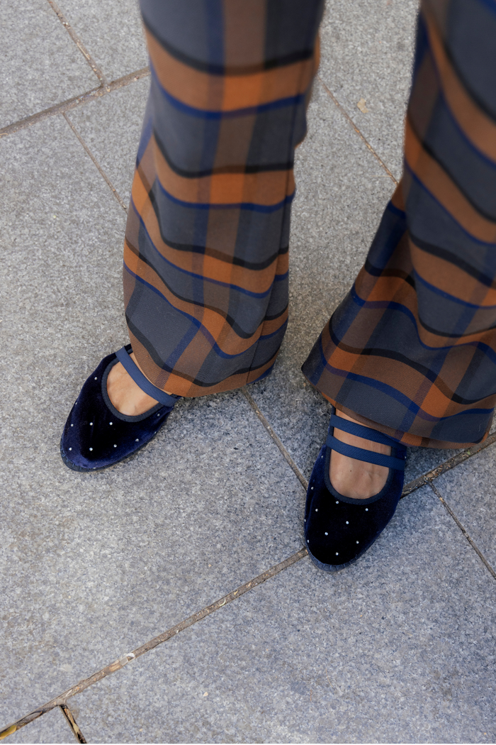 Sophie And Lucie BAILARINA TERCIOPELO MARINO