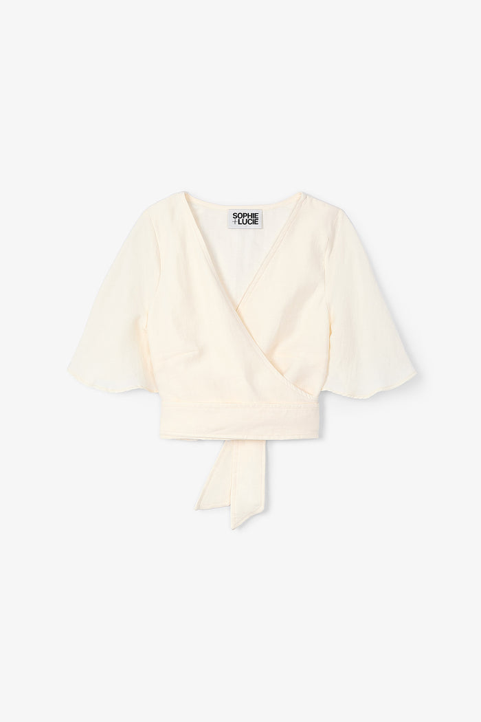 Sophie And Lucie BLUSA ABANICO JADE CRUDO