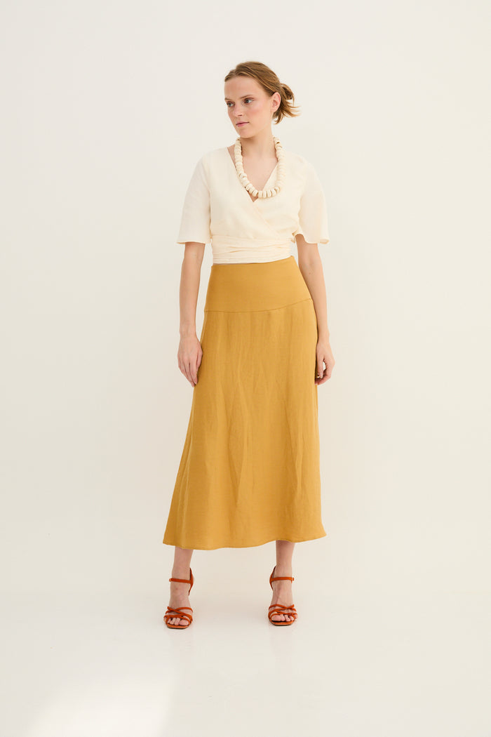 Sophie And Lucie BLUSA ABANICO JADE CRUDO