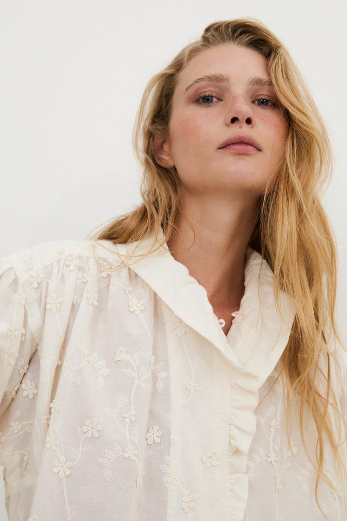 Sophie And Lucie BLUSA MARIBEL FLOR CRUDO