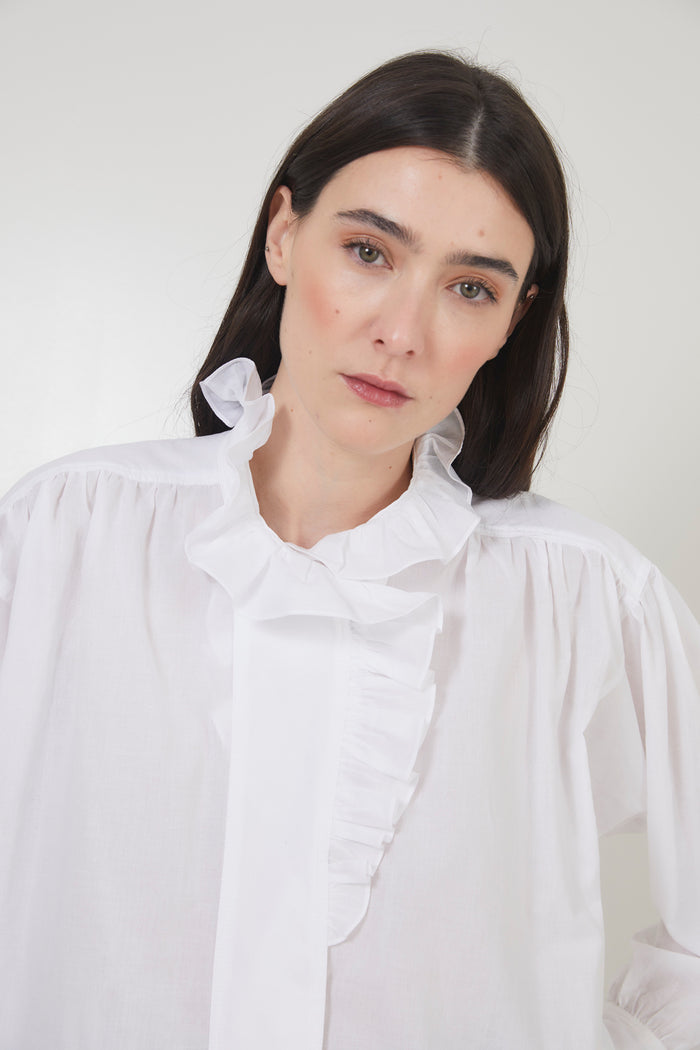 Sophie And Lucie BLUSA MARIBEL VOILE BLANCO