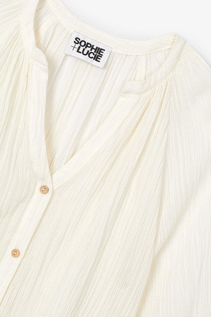 Sophie And Lucie BLUSA MOLLI ARRUGUILLA CRUDO