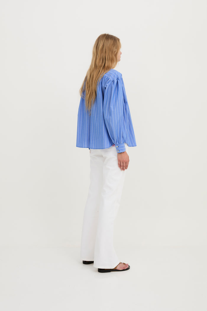 Sophie And Lucie BLUSA TIRSO DIPLOMÁTICO AZUL