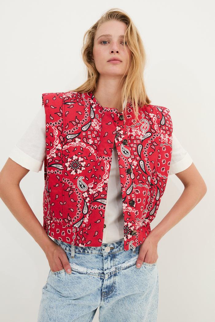 Sophie And Lucie CHALECO PAULA BANDANA ROJO