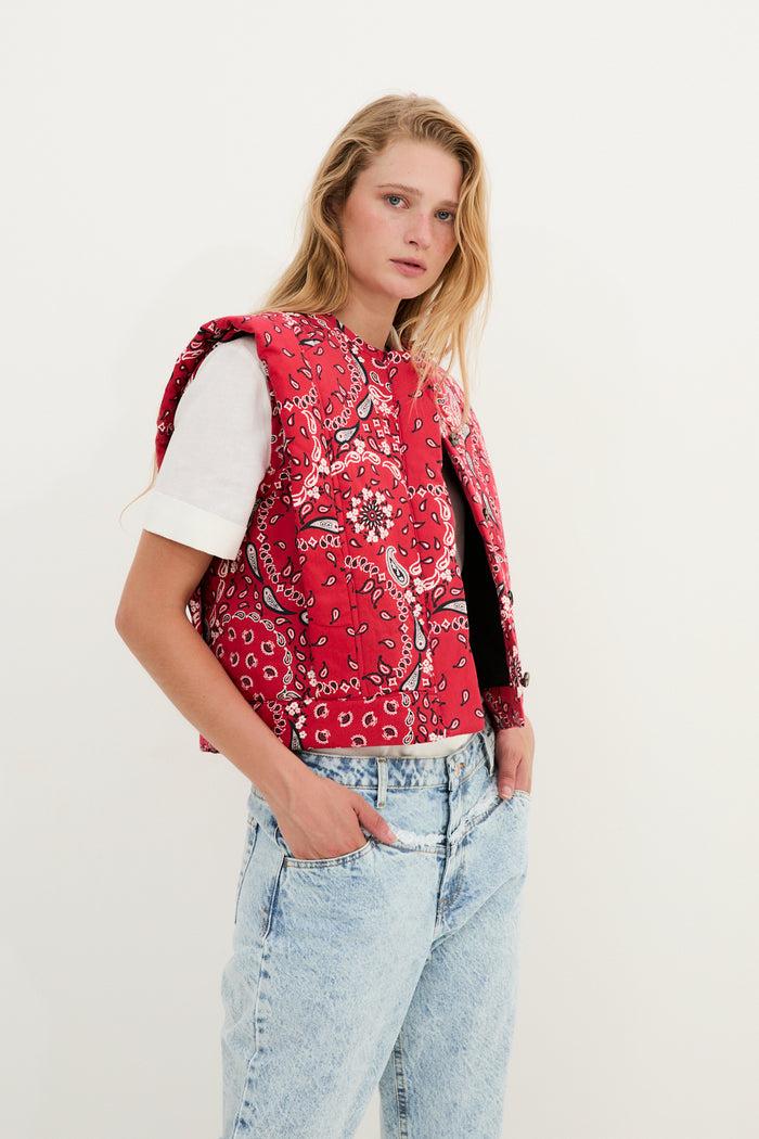 Sophie And Lucie CHALECO PAULA BANDANA ROJO