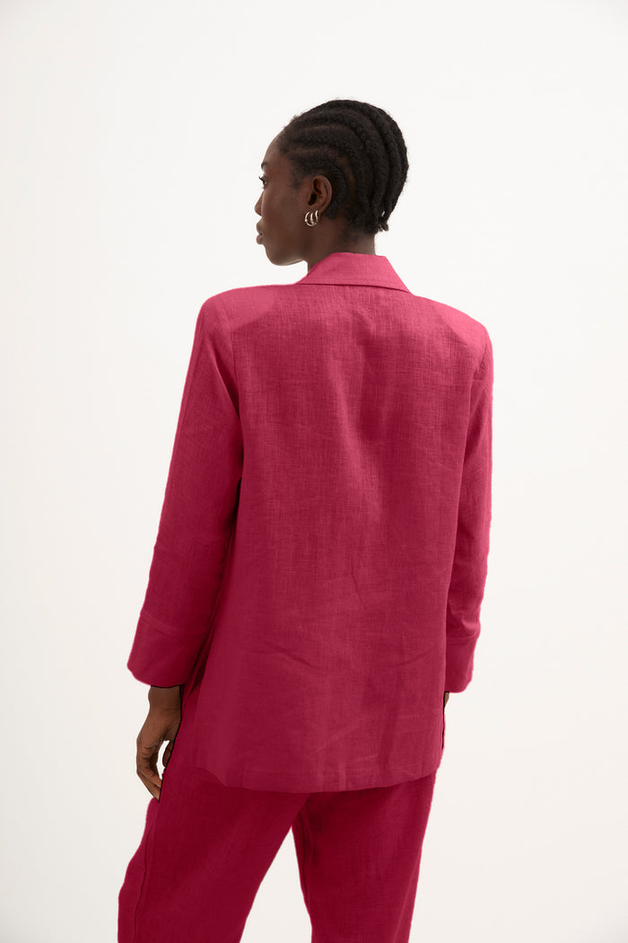 Sophie And Lucie CHAQUETA ICON HILO CIRUELA