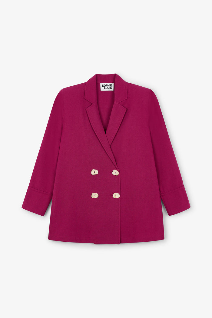 Sophie And Lucie CHAQUETA ICON HILO CIRUELA