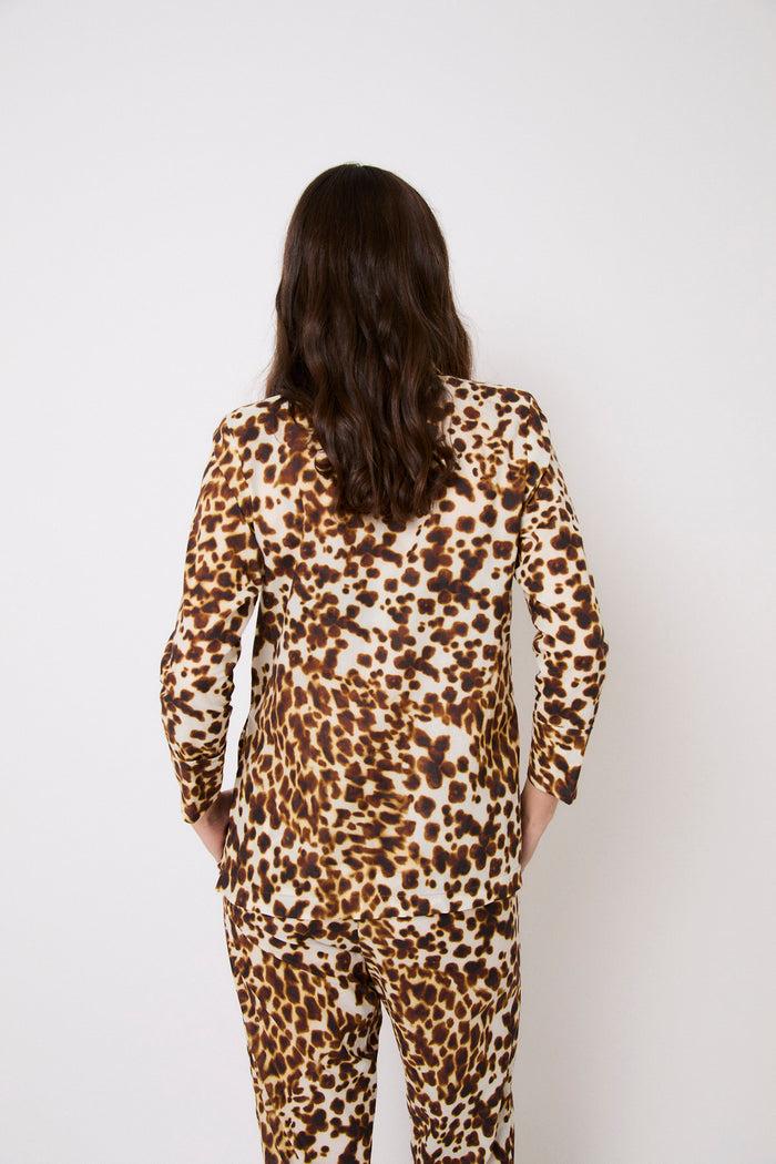 Sophie And Lucie CHAQUETA ICON MANCHA MARRÓN