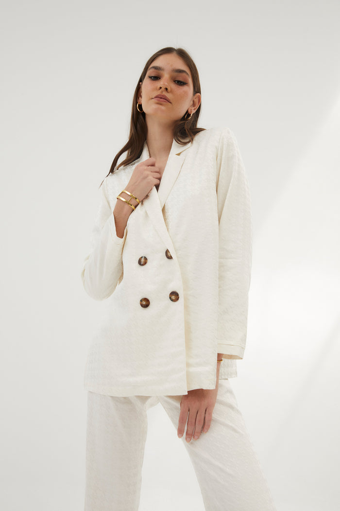 Sophie And Lucie CHAQUETA ICON PATA DE GALLO CRUDO