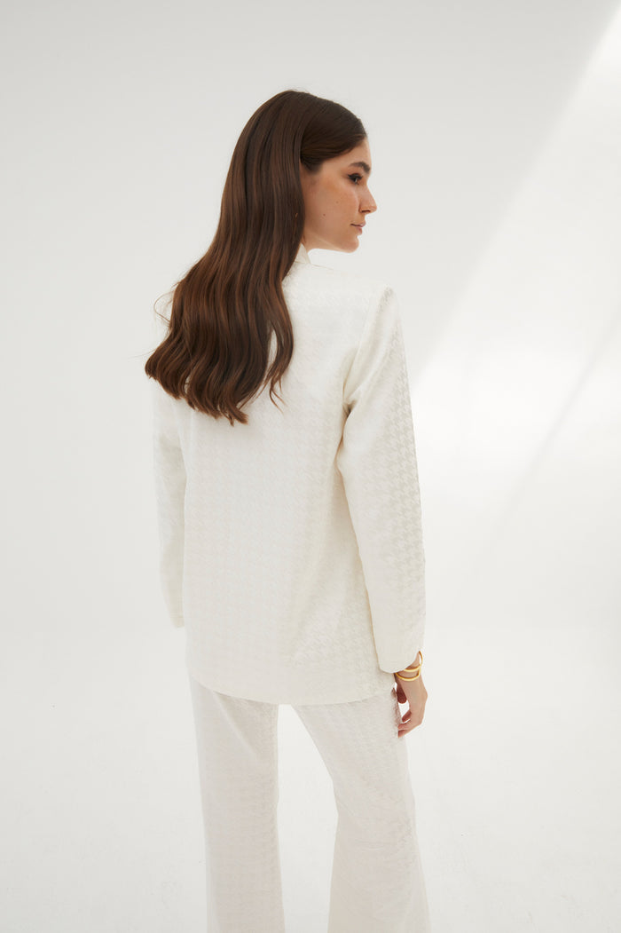 Sophie And Lucie CHAQUETA ICON PATA DE GALLO CRUDO