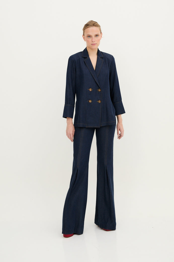 Sophie And Lucie CHAQUETA ICON TENCEL AZUL