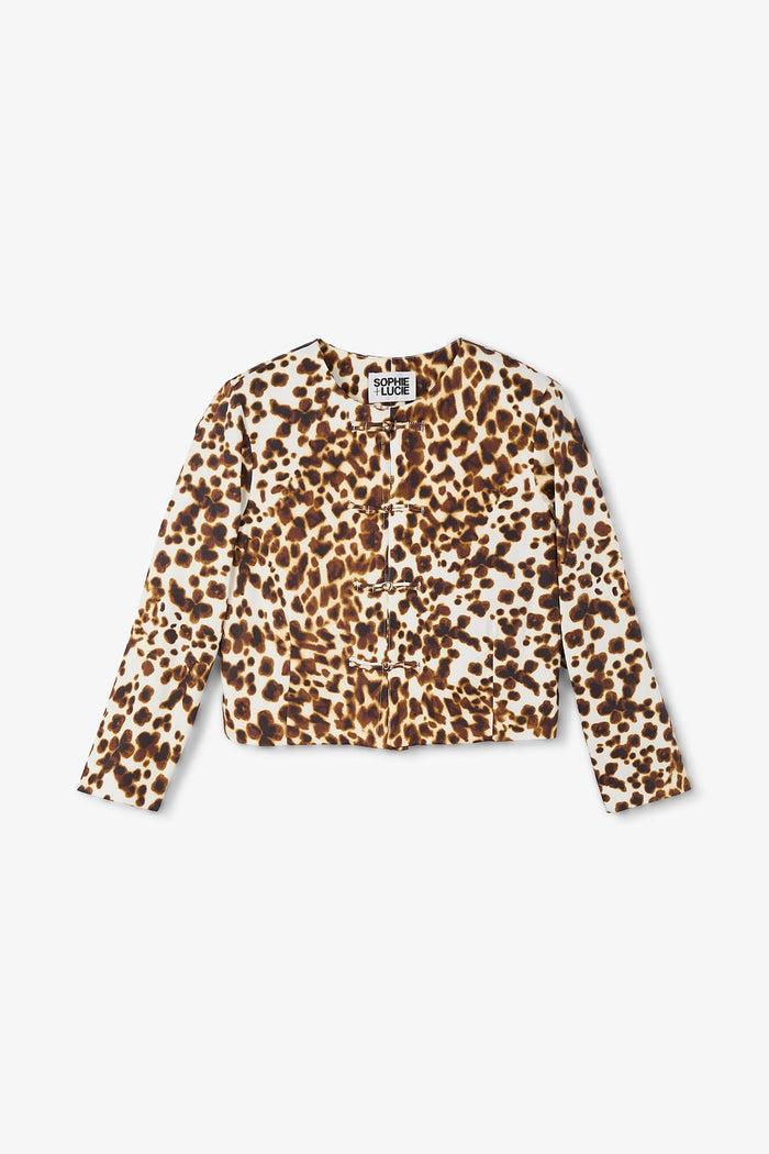 Sophie And Lucie CHAQUETA SEÚL MANCHA MARRÓN