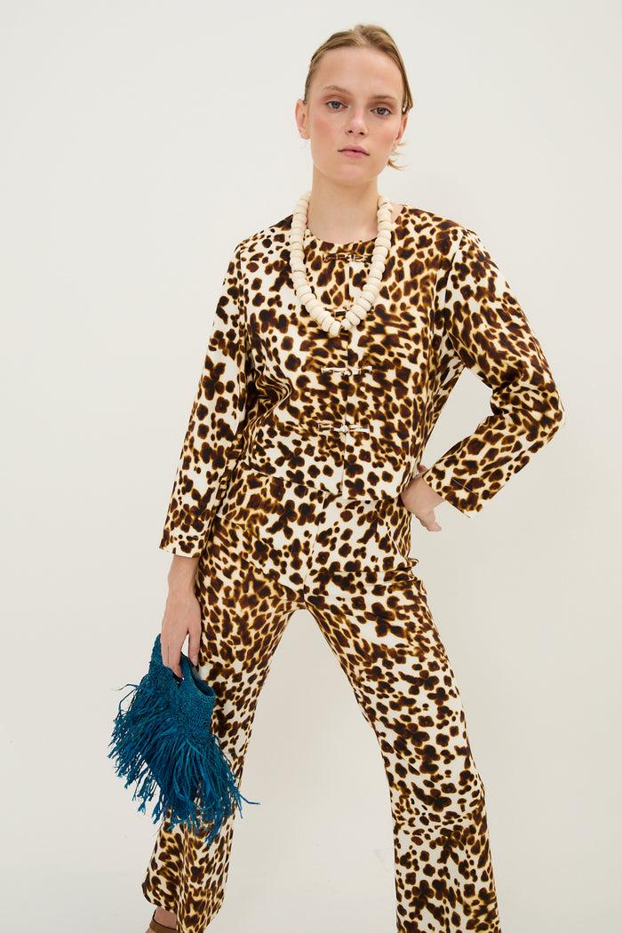 Sophie And Lucie CHAQUETA SEÚL MANCHA MARRÓN