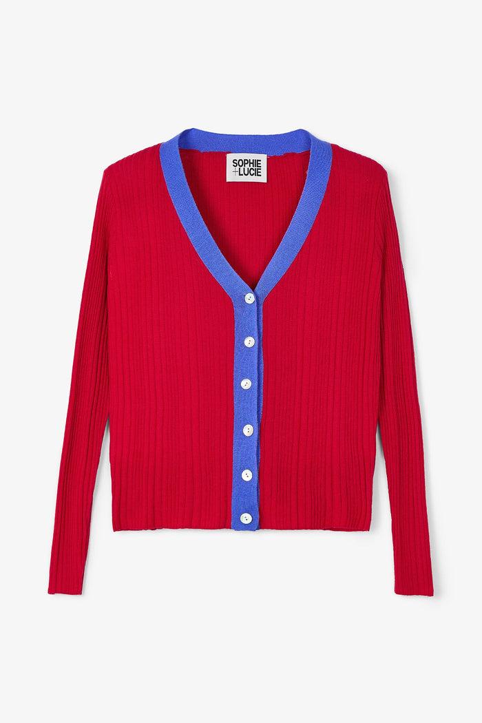 Sophie And Lucie CHAQUETA SOFIA PUNTO ROJO