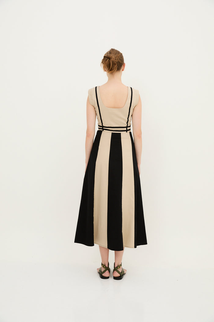 Sophie And Lucie FALDA CINTAS ALGODÓN BEIGE