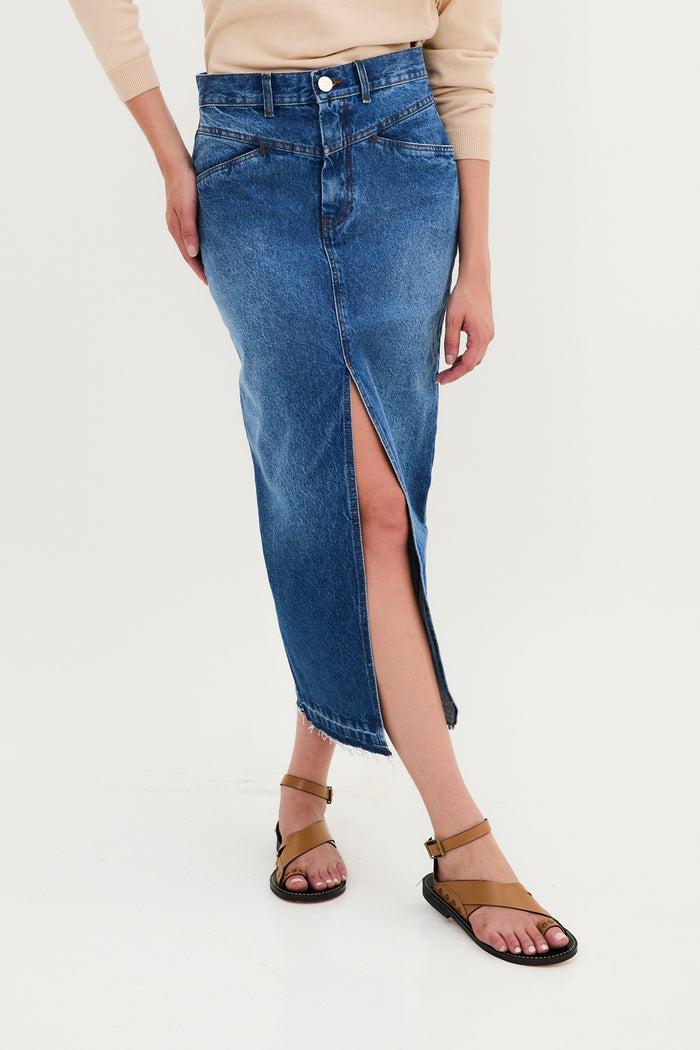 Sophie And Lucie FALDA CORSE DENIM AZUL