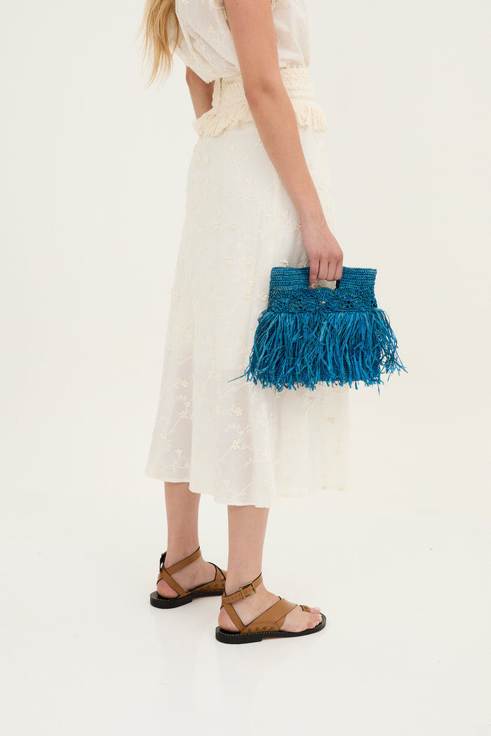 Sophie And Lucie FALDA FLECOS FLOR CRUDO